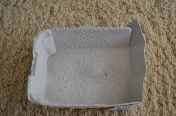 Step 4: fold and staple the carton strips into place